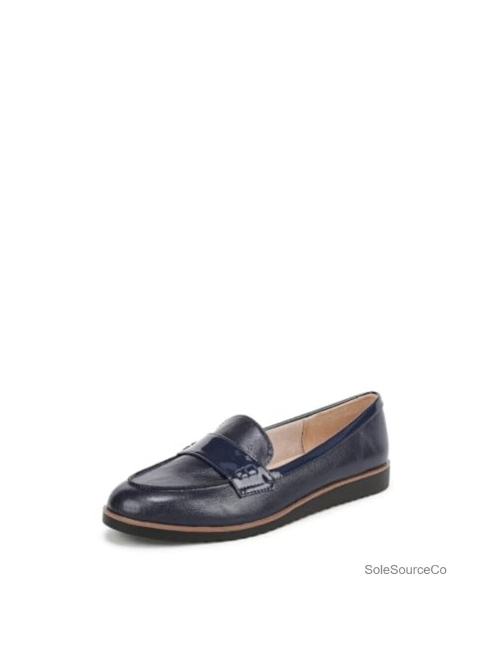 Women's Faux Leather Penny Loafer Slip-On Comfort Casual Shoe